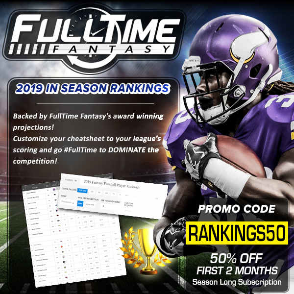 Customizable Fantasy Football Rankings
